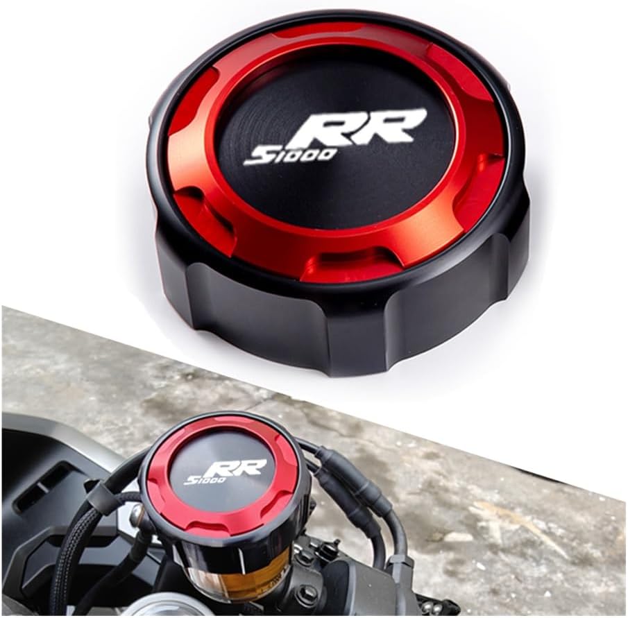 Guard Rear Brake Fluid Reservoir for S 1000 RR S1000RR 2008-2021 2022 2023 Motorcycle Accessories Front Brake Fluid Tank Cap Reservoir Tank Cap Protection