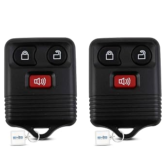 Key Fob Keyless Entry Fits for Ford F150 F250 F350 Explorer Expedition 1998-2016 / Ranger Escape Edge E150 Freestar/Lincoln Navigator Mazda 3 Button Remote Control Replacement CWTWB1U345