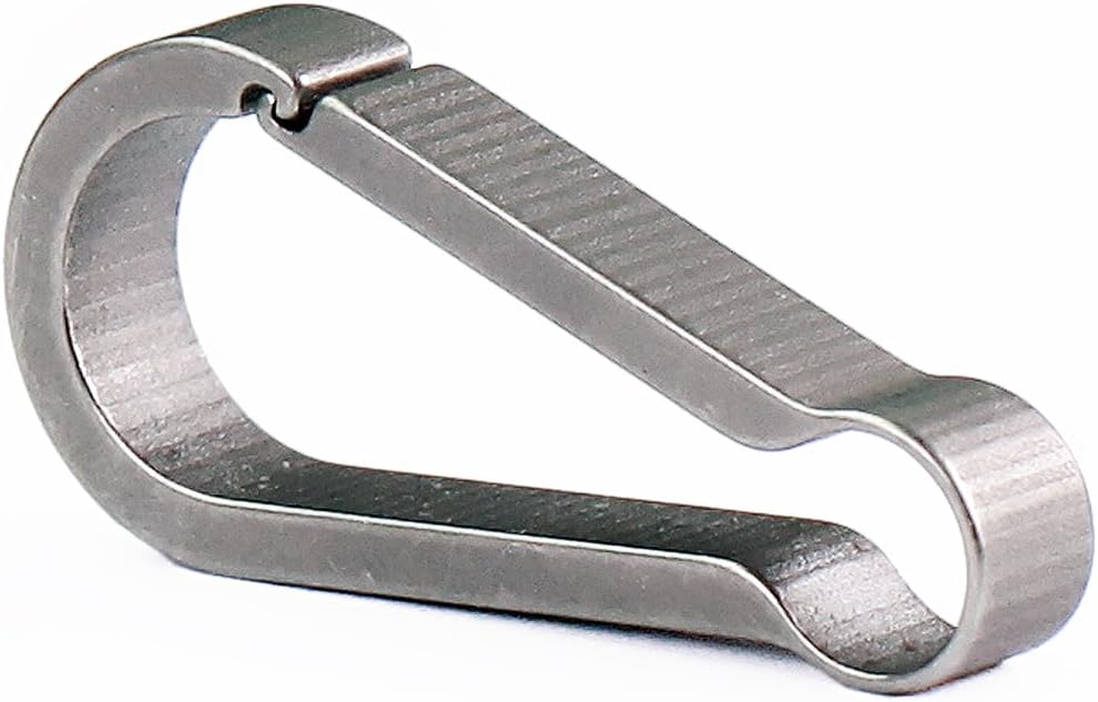 Titanium Small Ultralight Quick Release Hooks Xhk01 with Stainless Steel Key Rings