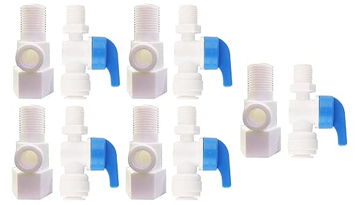 KRPLUS Plastic Inlet Coupling + Valve/Connector Ro/Uv/Water Filter Purifier 3/8