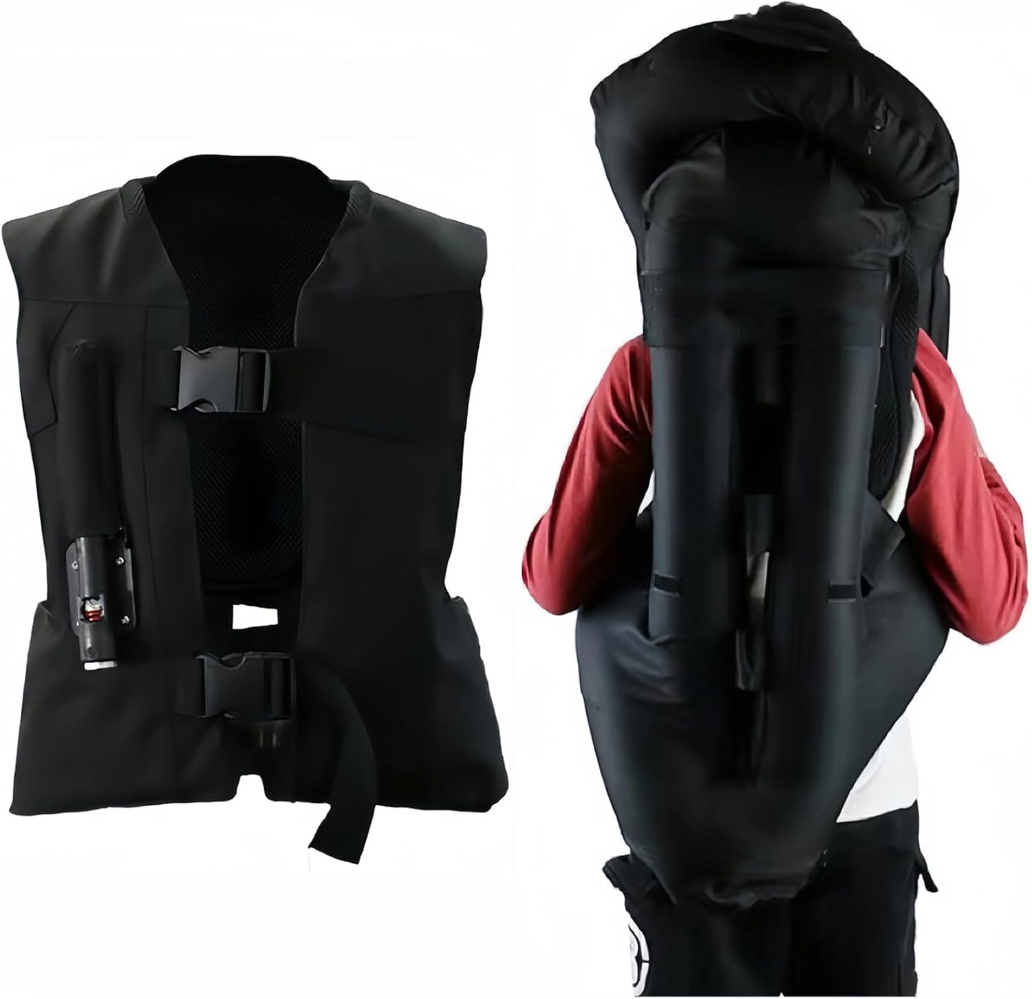 Eevan Horse Riding Airbag Vest for Adults, Reusable Adjustable Equestrian Club Horse Riding Training Protective Equipment