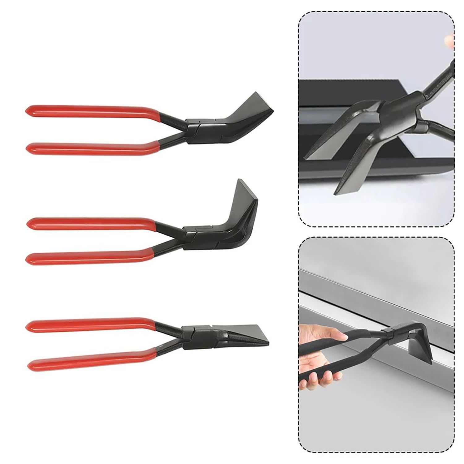 Plieuse Zinc，3 Petites Pinces Pliantes 0°-45°-90°,Mini Pinces à Tôle, pour Couvreur, Plombier Travail de Carrosserie Réparation Redressage,pour Plier et Lisser Les Tôles