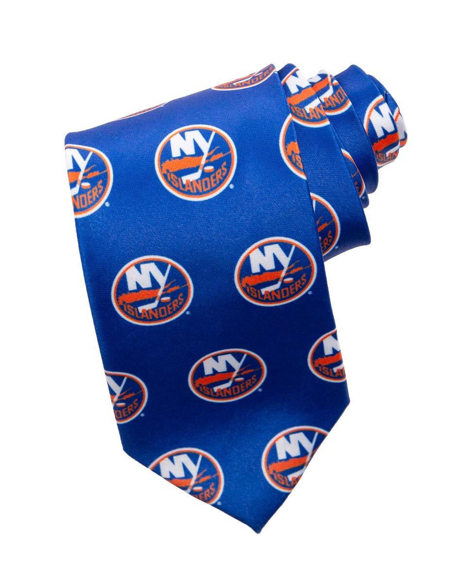 CalhounNHL Men's All Over Team Logo Neck Tie