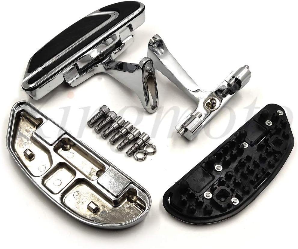 NBX- Replacement of Chrome Airflow Passenger Footboard Floorboard Mounting Bracket For Compatible with 93-19 Touring