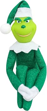 Green Monster Doll Christmas Suffed Plush Toy Fairy Elf Ornament Green