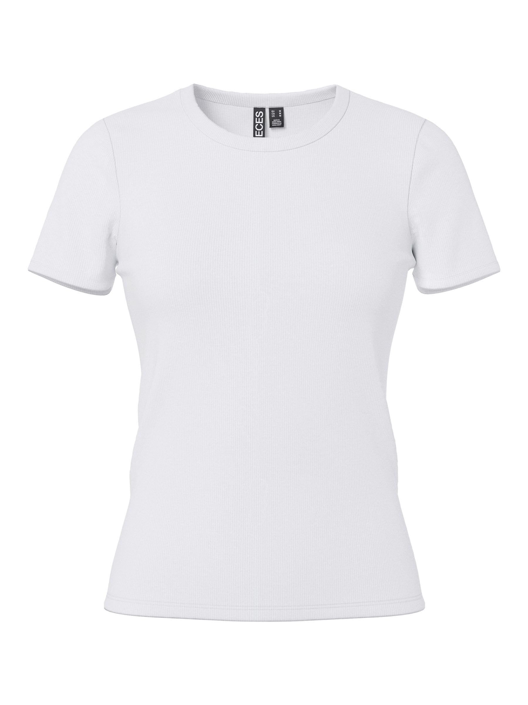 Pieces Women's Bright White Pcmay Ss Tee Noos Bc, Xl Uk