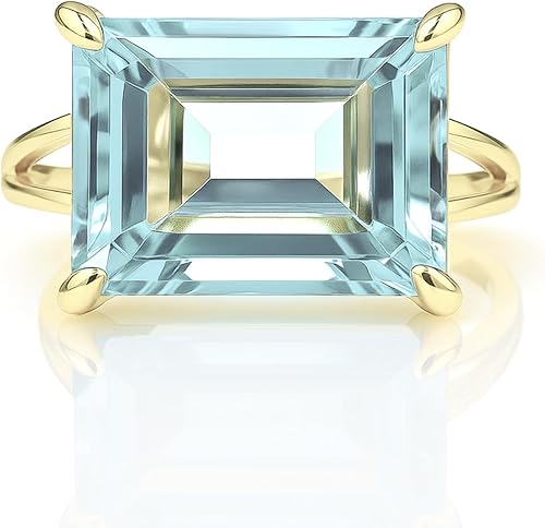 Miniatura 3 de Anemone Jewelry Fashion Rings - London Blue Topaz Ring in 14k Gold Filled - Brilliant Birthstone Ring, Topaz Jewelry, Handmade Jewelry Gifts - with