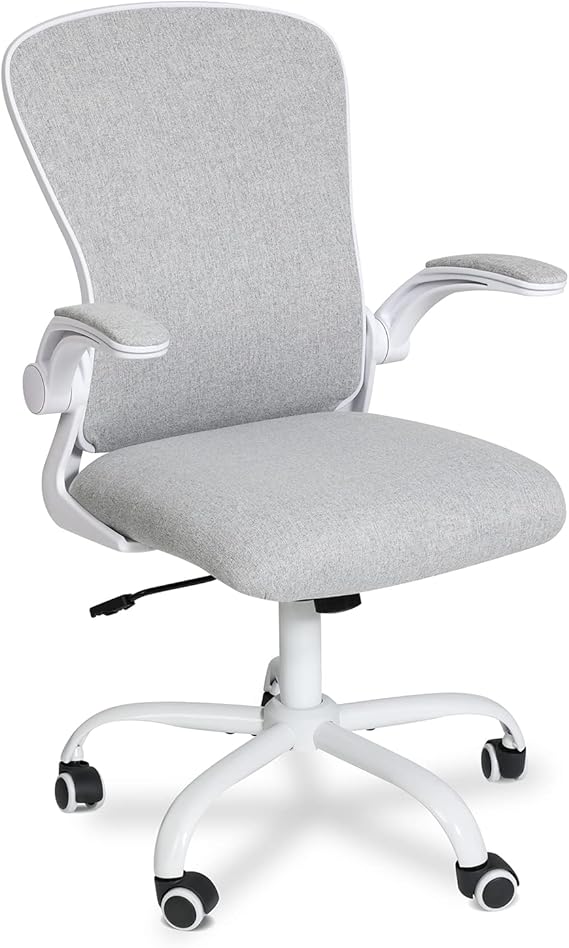 Fullwatt Office Chair, Flipup Armrest Ergonomic Desk Chair Computer