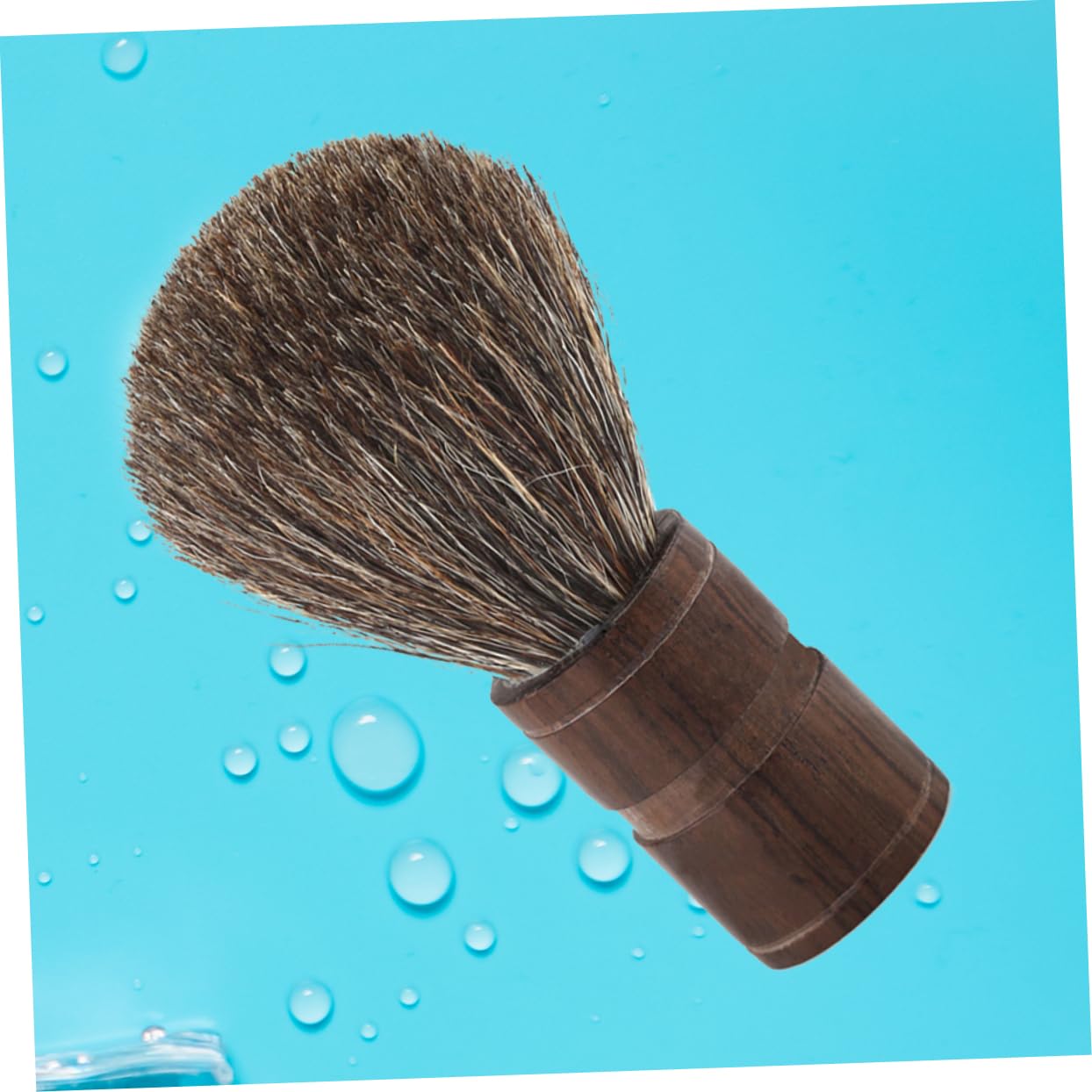 Beavorty 3 Pezzi Di Pennello Da Barba Per Uomo Con Manico in Legno E Setole Pennello Da Barba Per La Pulizia Del Viso Salvaspazio Per I Viaggi Di Papà