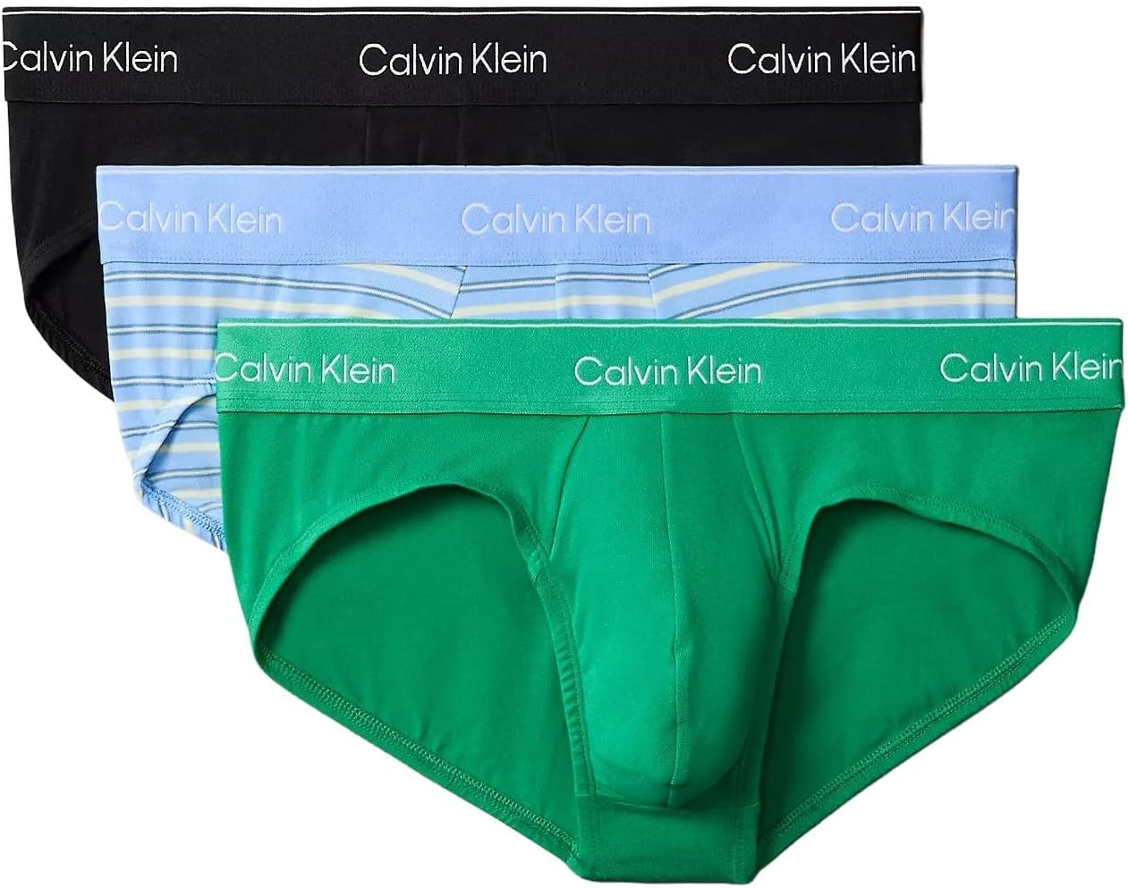 Calvin Klein Men's Icon Cotton Stretch 3-pack Hip Brief
