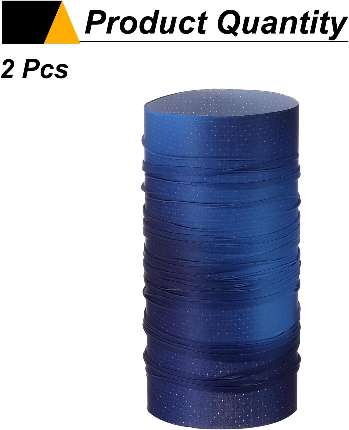 HARFINGTON 2pcs Summer Cooling Neck Gaiter Sun Protection Face Mask Fishing Neck Gaiter Unisex Sunscreen Breathable Bandana for Hiking Outdoor Sports, Bright Blue - Image 3