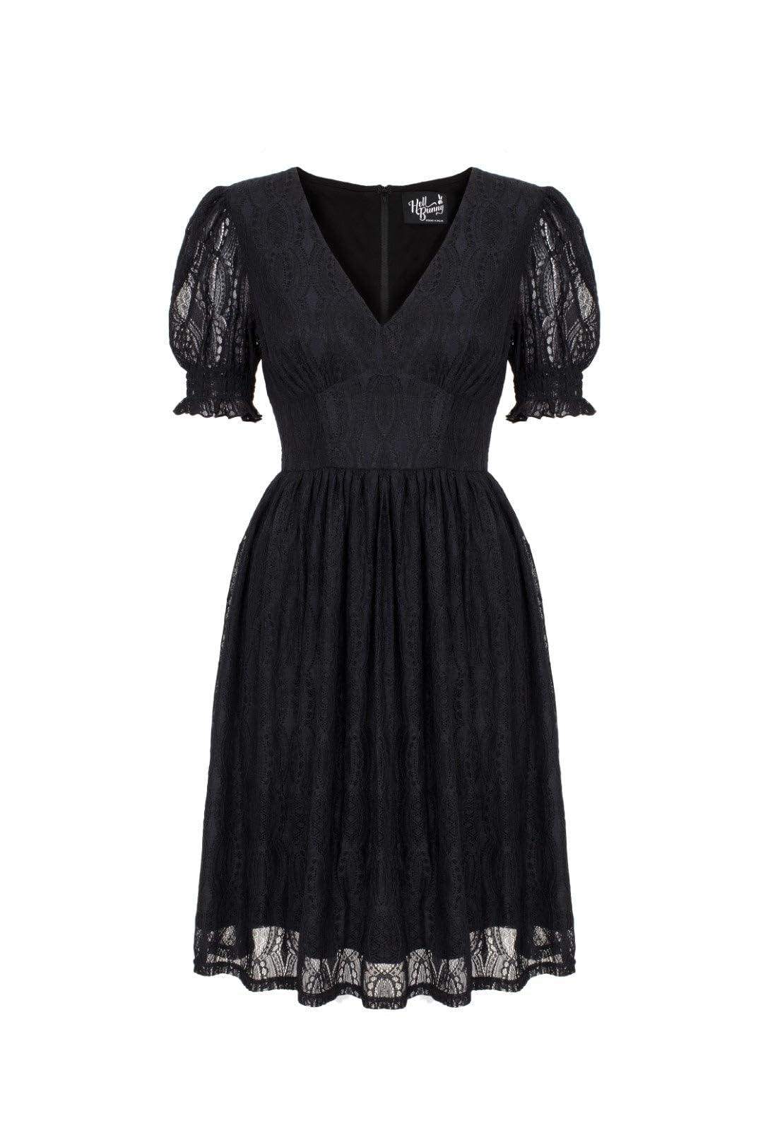 Hell Bunny Unisex Black Mortem Mini Dress
