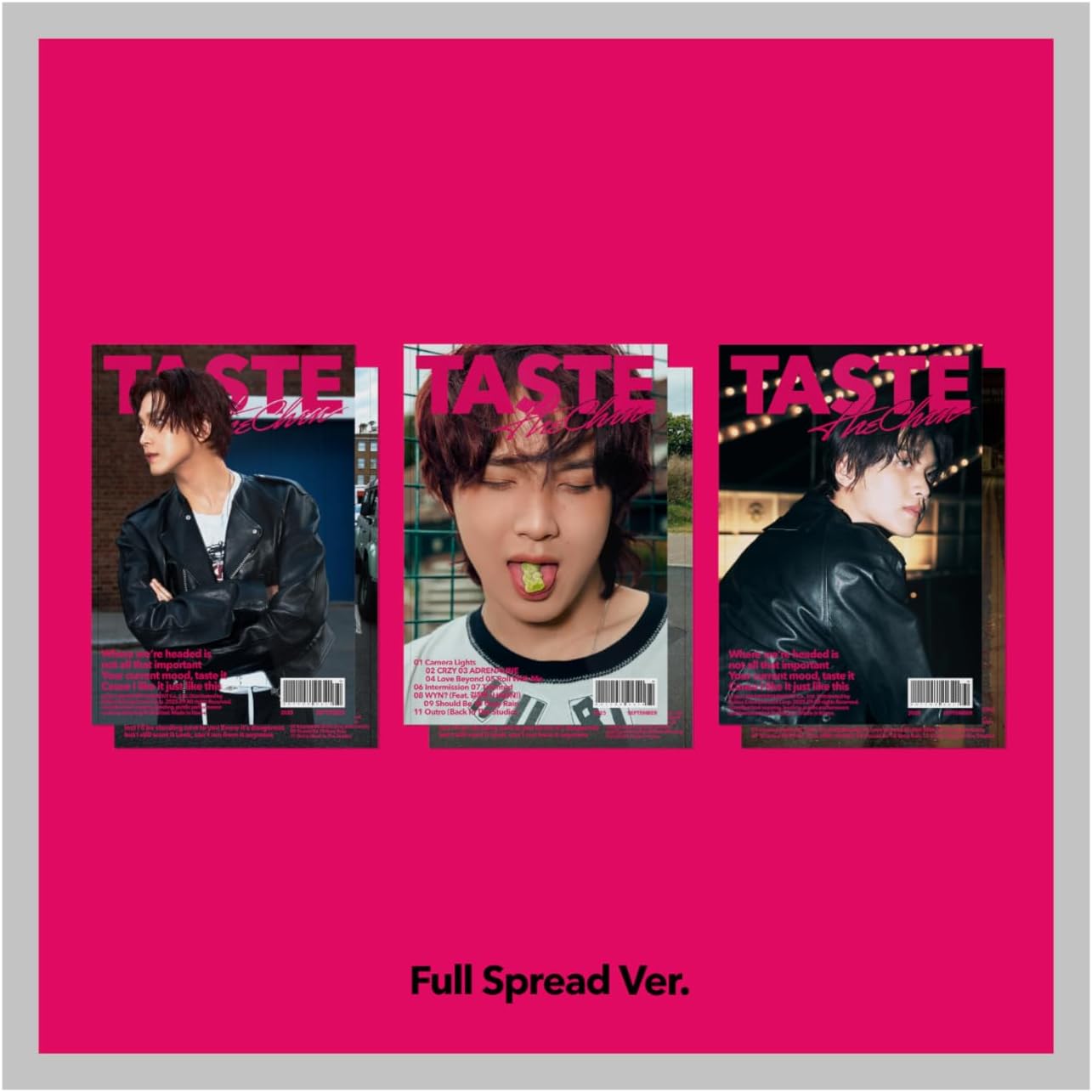 N'CT Haechan TASTE 1st Album with Tracking Sealed (3 Ver Set(Tin Case+Savory+1Full Spread))