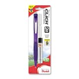 Pentel Twist Erase CLICK Automatic Pencil with 2 Eraser Refills and Lead, 0.5mm, Assorted Barrels, Color May Vary, 1 Pack (PD275TLEBP), Assorted Colors – view 3