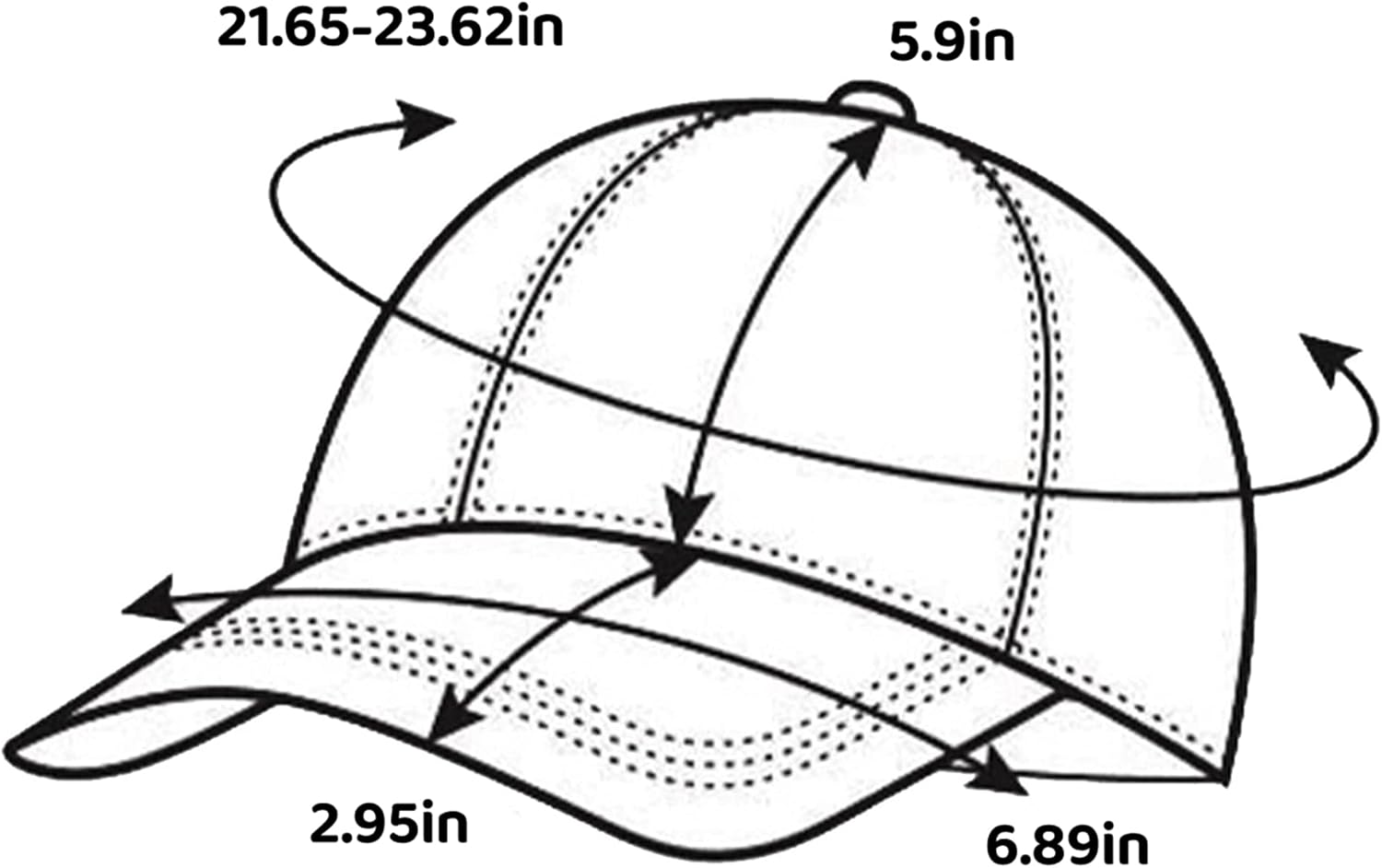 FLYOUTH Creative Baseball Cap Eagle and USA Nation Flag Hat Wild Sun Shade Embroidered Peaked Cap - Image 2