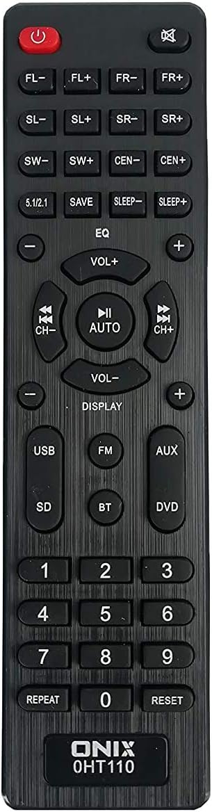 BhalTech (OHT110) Home Theater System Remote Control (Suitable for Onix Home Theater Remote Old Remote Must be Exactly Same) Compatible for Onix Remote
