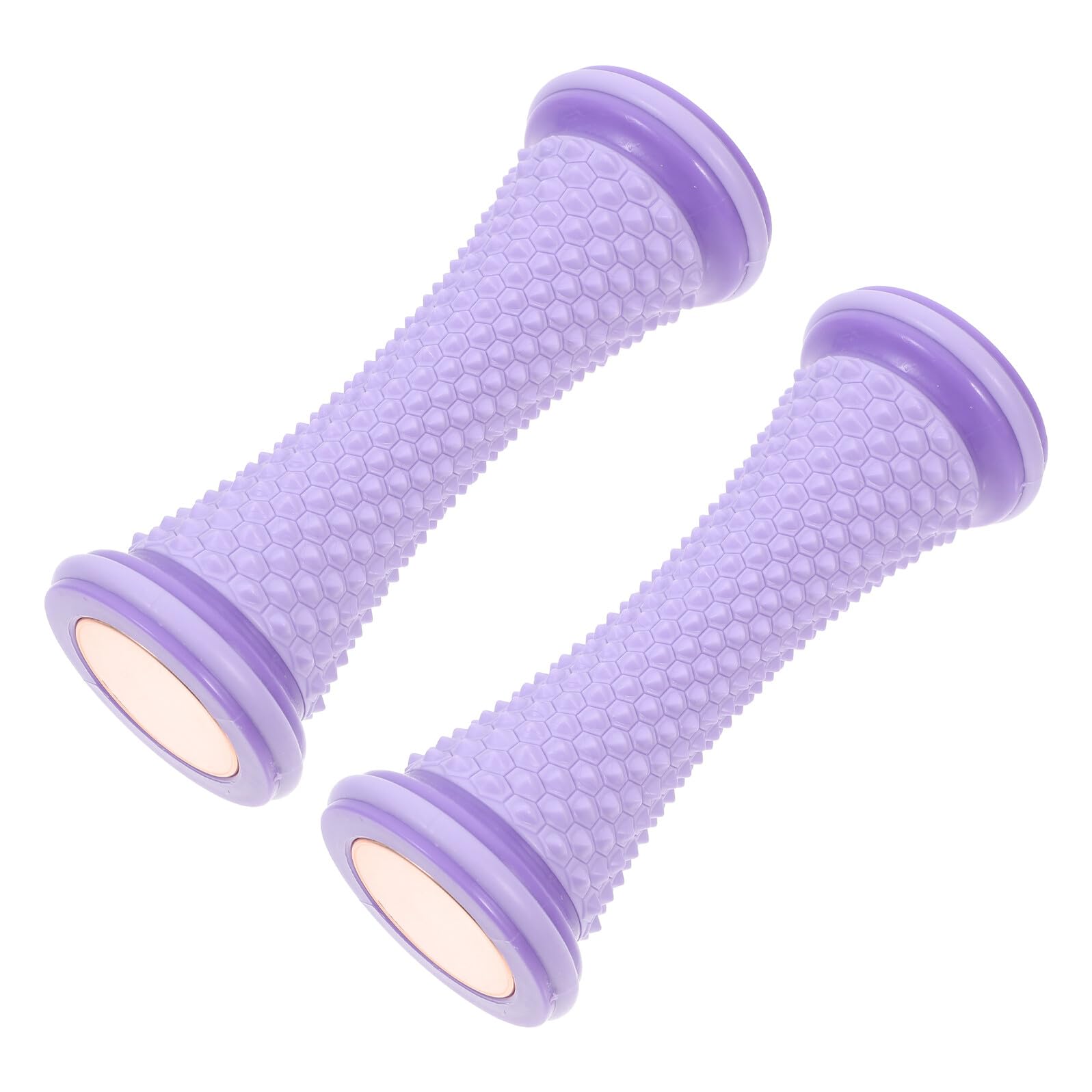 Mikinona 2 Stück Fußmassagerollen aus Tpr PVC Ergonomisches Fußmassagegerät für Plantarfaszien Training Punktgenaue Fußsohlenmassage Tragbar für Zuhause Büro
