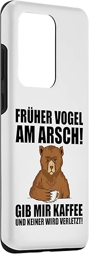 Miniatura 3 de Galaxy S20 Ultra Früher Vogel am Arsch Coffee Morning german saying sarcastic Case