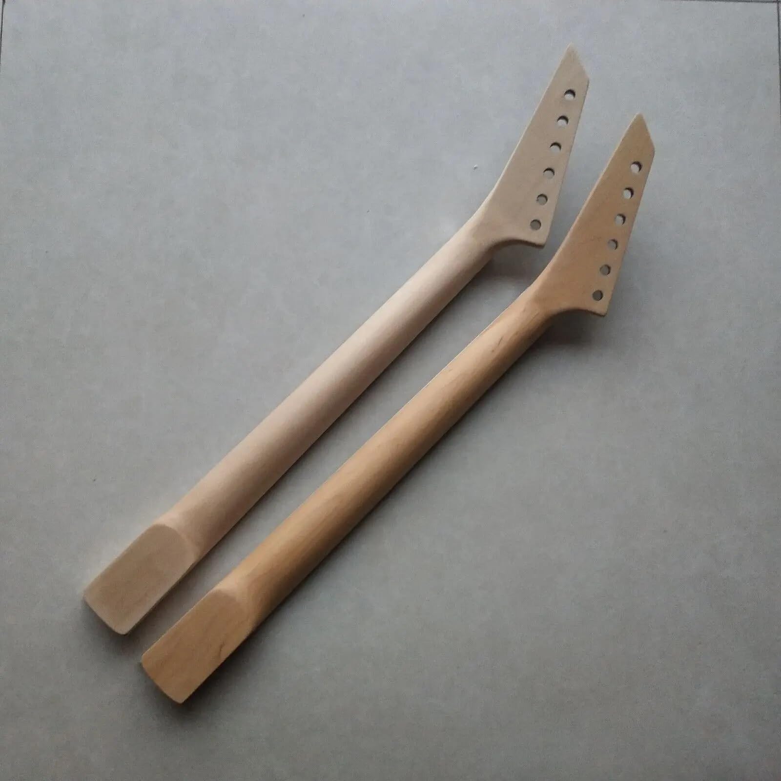 Manche de guitare noir, 24ème frette, incrustation touche en bois rose, pièces rechange, 2