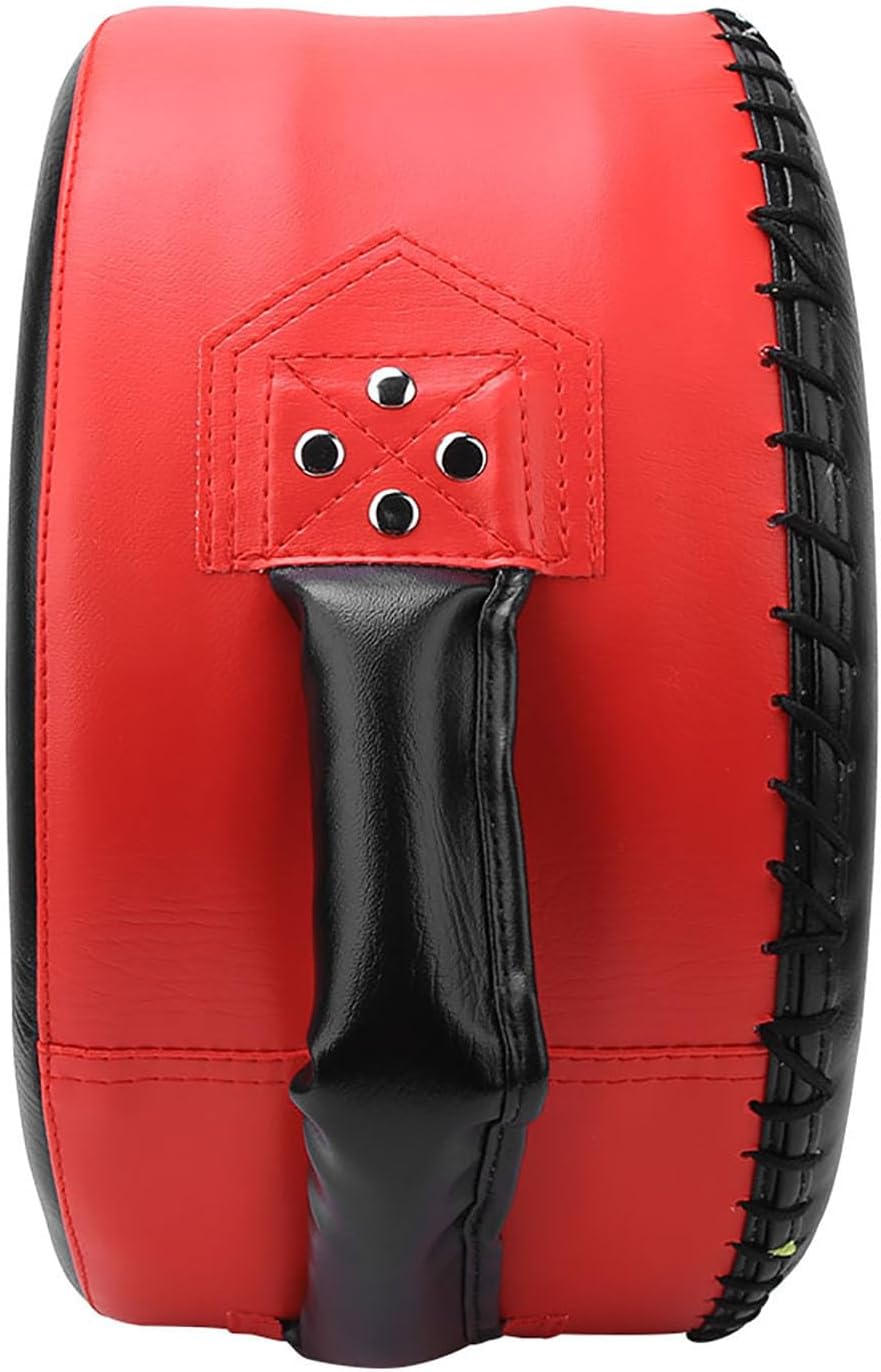 Boxing Pads Strength Training Kick Boxing Round Pad for Muay Thai, Martial Arts, Karate Training(Black)