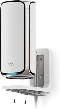 NETGEAR WiFi 7 Wall Mount Kit RBEWM-10000S Compatible with Orbi & Nighthawk WiFi 7 Systems, White