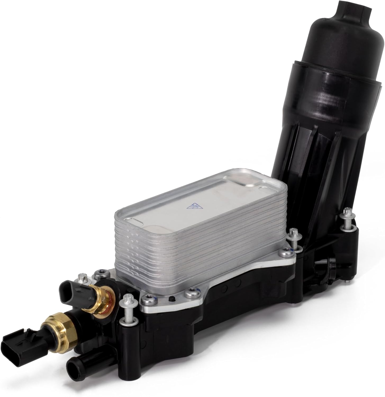 Oil Filter Cooler Housing Assembly Compatible with Chrysler 2014–2019 Avenger 300 Challenger Charger Durango Grand Caravan Cherokee Journey ProMaster 1500 2500 3500 Town Country Wrangler