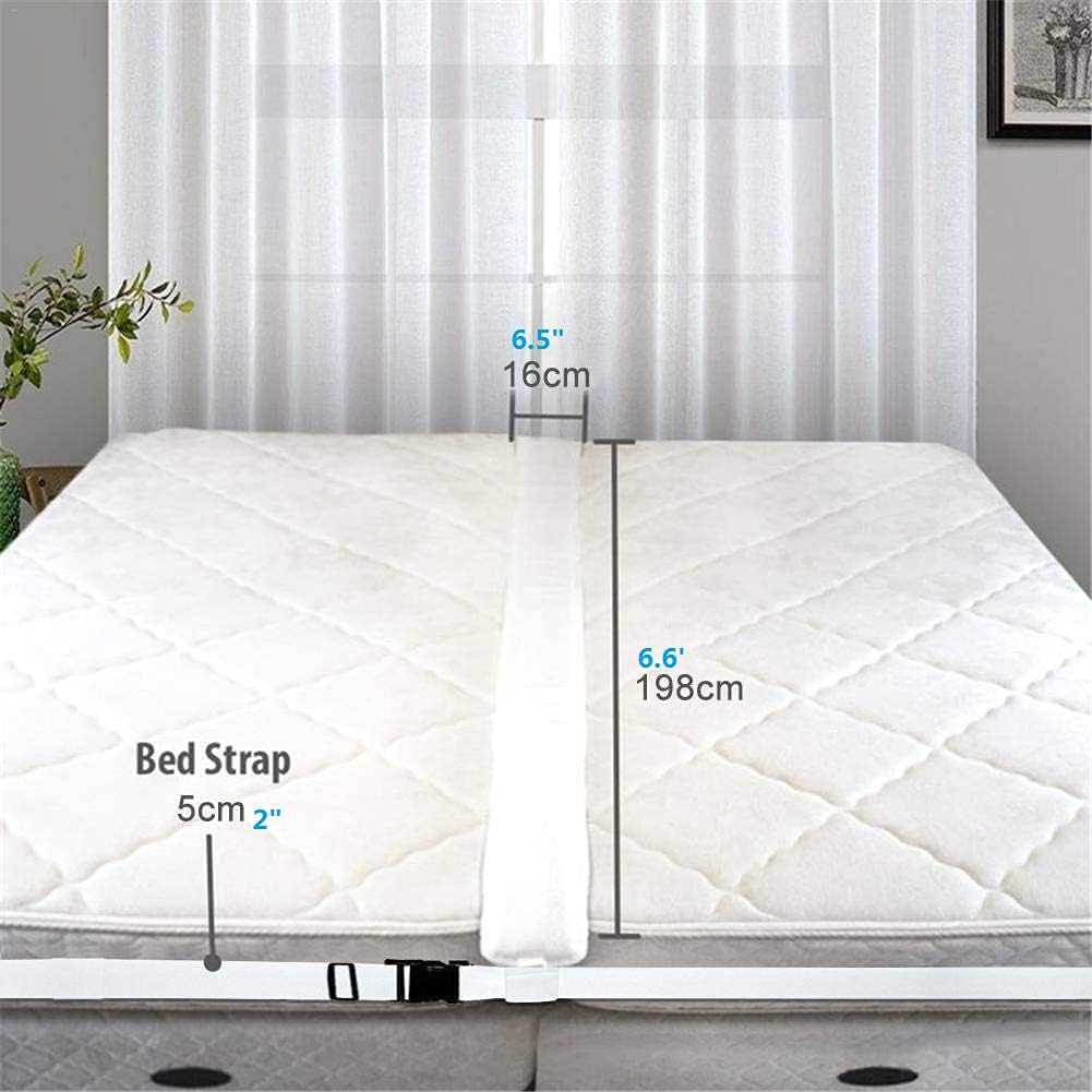 Bed Bridge Twin to King Converter Kit, Gap Filler Pad for Guest Room and Travel, 6.5" x 6.6'