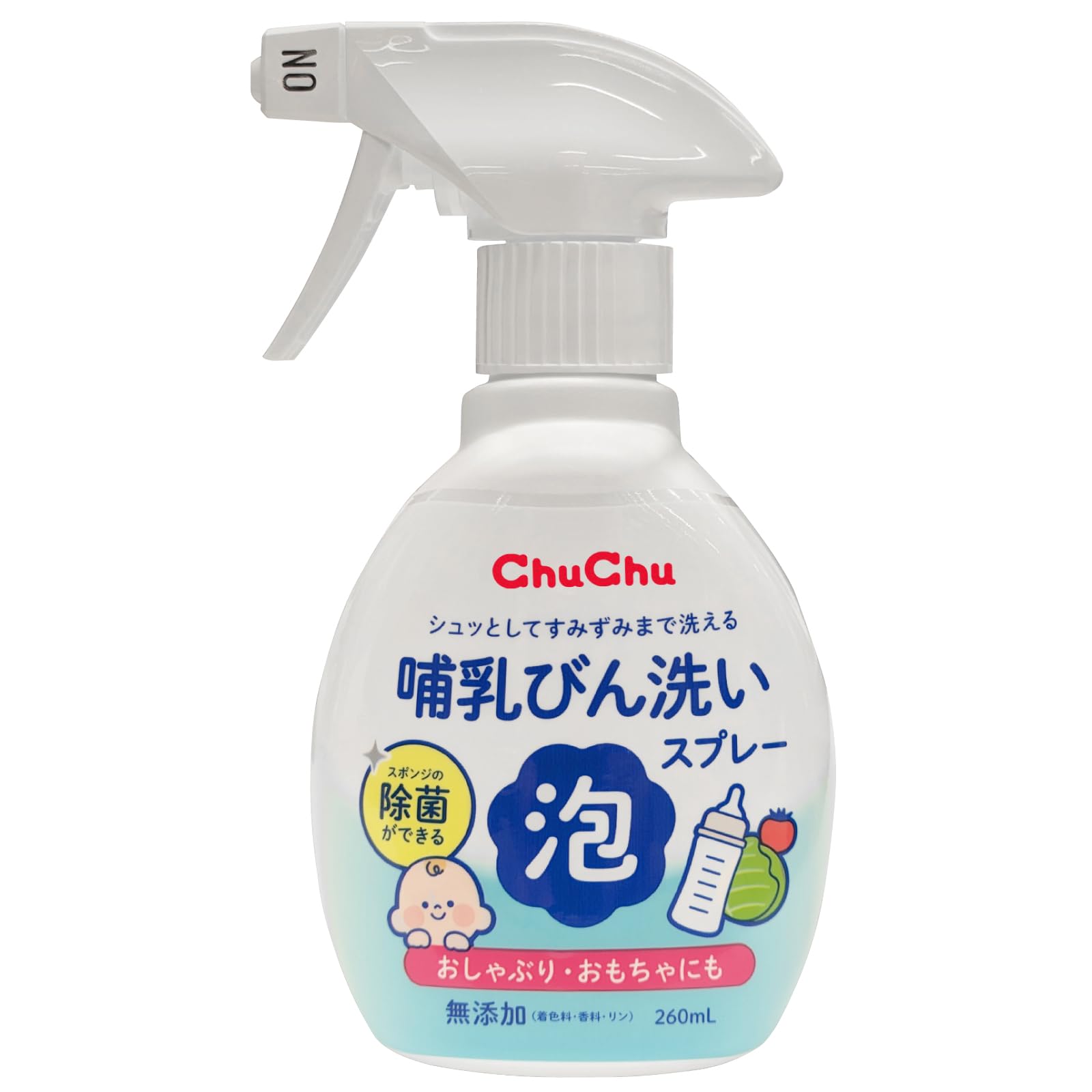 Amazon.co.jp: チュチュベビー 哺乳びん洗いスプレー 260mL 無添加