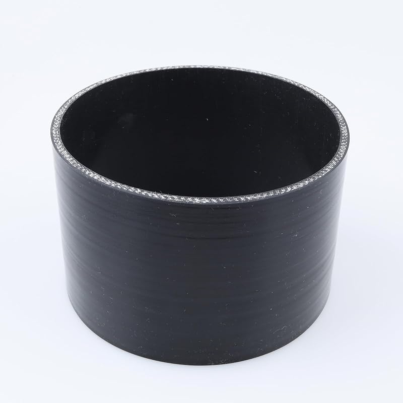 Mangote reto de silicone para intercooler AC PERFORMANCE 140 mm x 100 mm preto