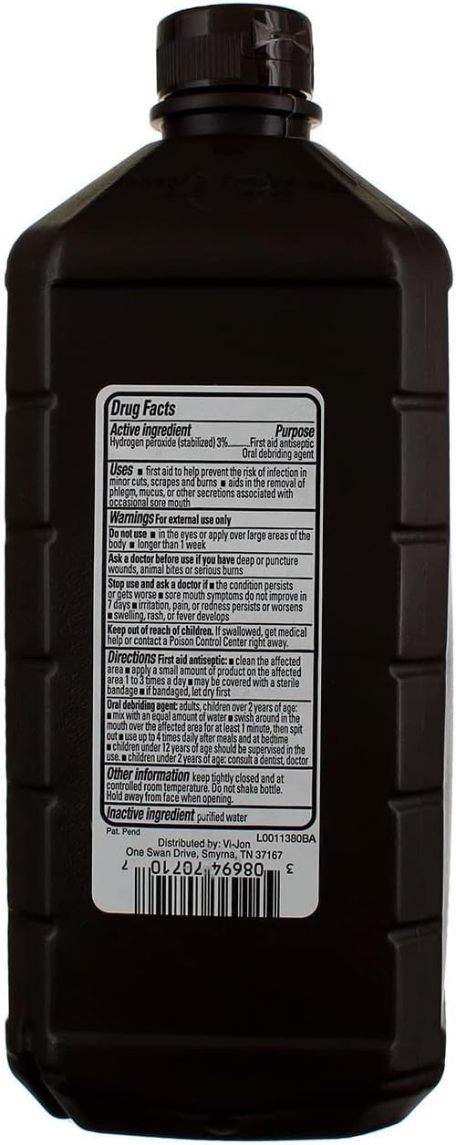 Hydrogen Peroxide Antiseptic Solution 32 Fl. Oz (Pack of 1)