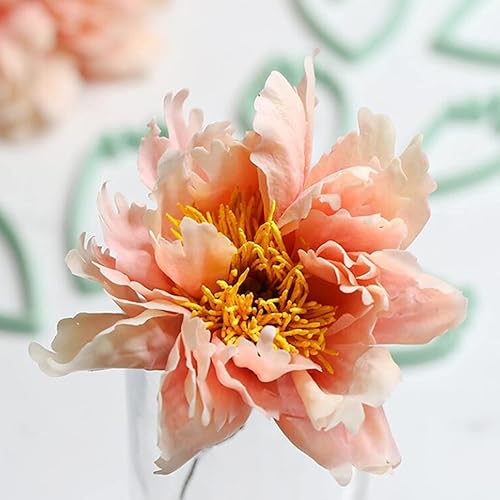 Miniatura 4 de Moldes de fondant de flores con cortadores de pétalos, moldes de pasta de goma de peonía para decoración de tartas, velas de jabón de arcilla de