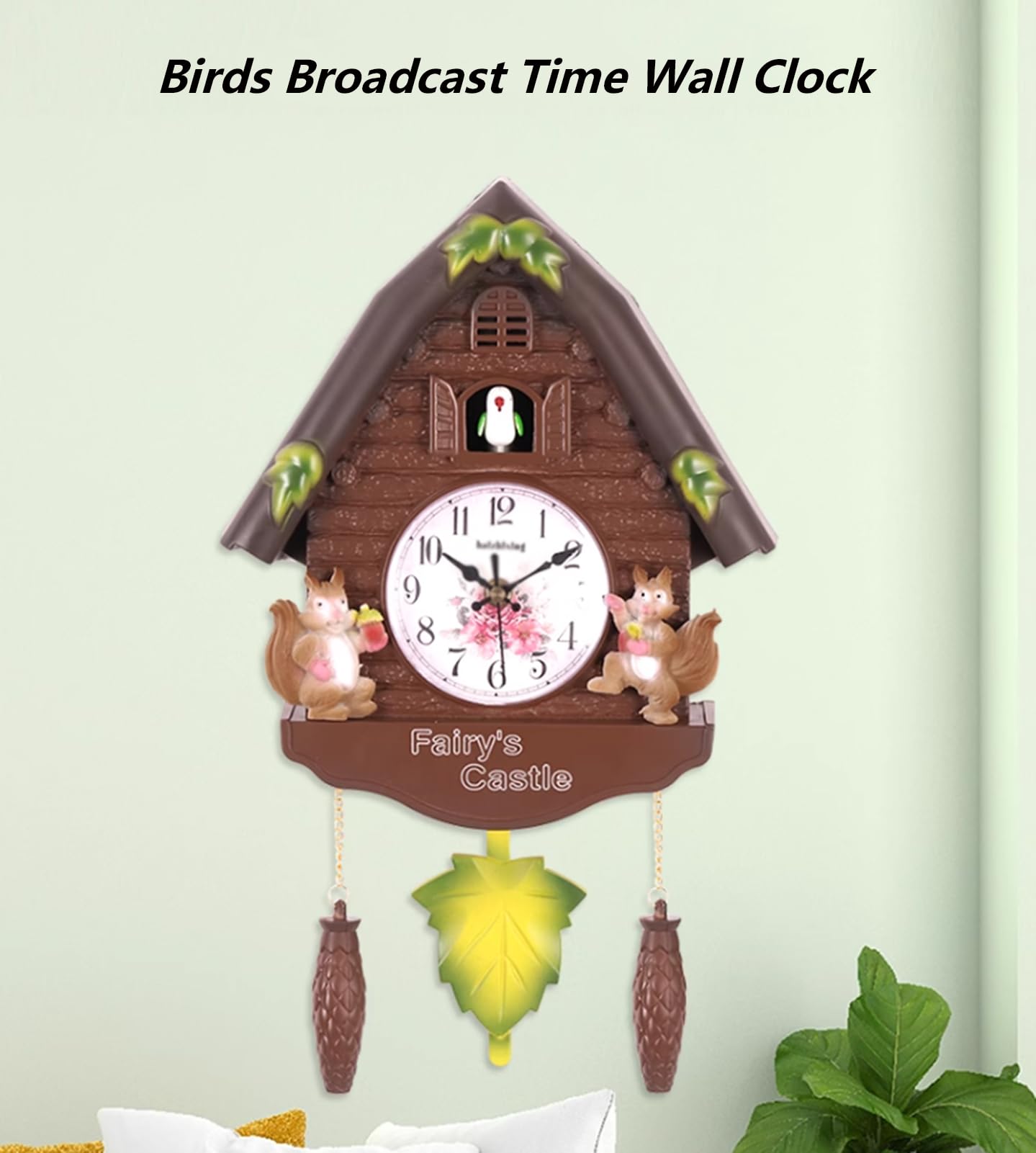 Amazon.co.jp: レトロな鳩時計壁掛け時計振り子時計ホームカフェバーの