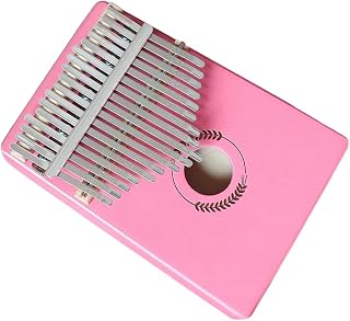 Kalimba Portátil Rosa De 17 Teclas, Piano De Dedo Pulgar, Kalimba De Madera Maciza Con Accesorios Kalimba Para Principiantes (Color : 05)