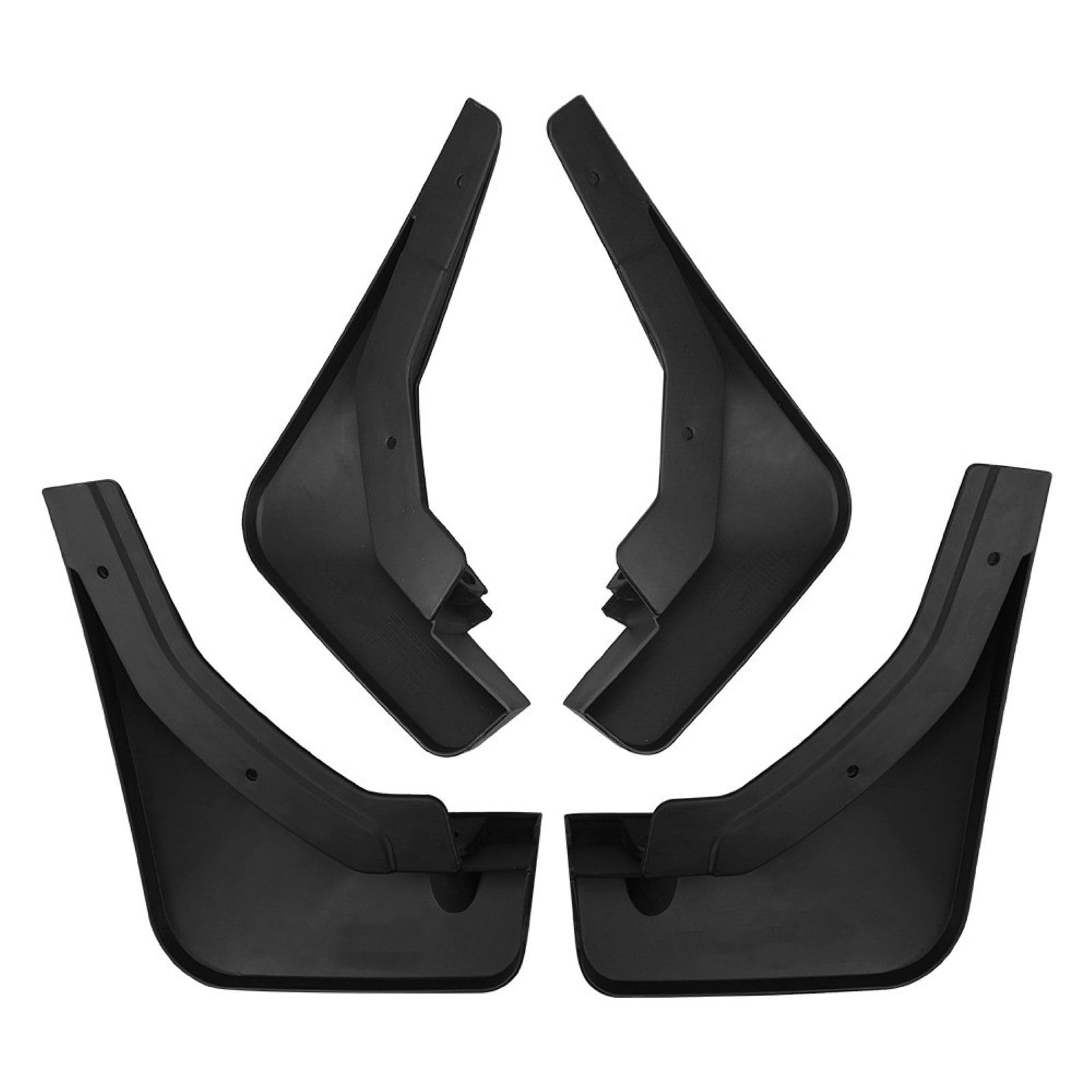 CDQSB 4 Pcs Car Mud Flaps for Baojun RM5 2019, Front Rear Fenders Splashproof Splash Guards Mudflaps Protects Accessories