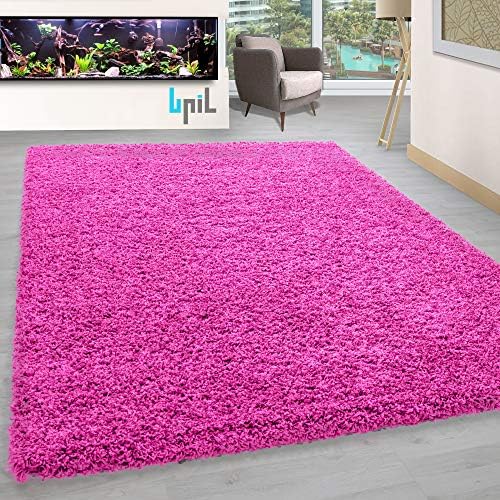 BPIL SHAGGY RUGS SOFT PLAIN Thick 5CM TWISTED PILE ANITSKID SMALL MEDIAM LARGE AREA RUGS (TERRACOTTA, 120X170CM)
