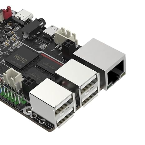 BTT PI V1.2 Board 64 Bit Quad Core Cortex-A53 ARM VS PI4B+CB1 Upgrade - Compatible with Orange PI(BTT PI with Adapter)
