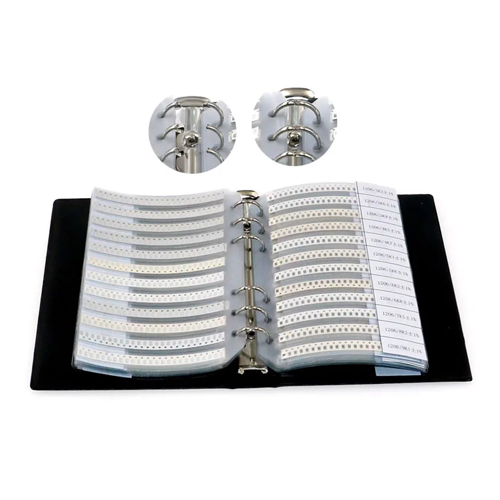 4250pcs 170 Values 1206 SMD Chip Resistor 0Ω-10MΩ 1% Assortment Kit Sample Book DIY