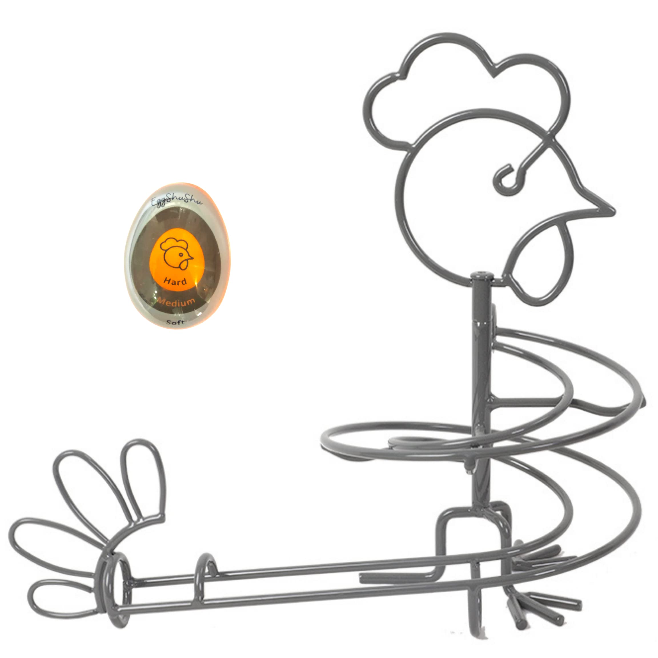 Buy Grey Egg Skelter Fresh Egg Holder For Countertop Chicken Egg