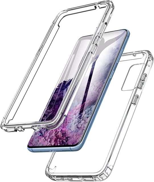 NWNK13 For Samsung Galaxy S20 FE 5G / S20 FE 4G Case Crystal Clear Slim Fit Front & Back 360° Case Built-in Screen Protector Full Body Silicone Gel Mobile Phone Cover for Samsung S20 FE(Clear)