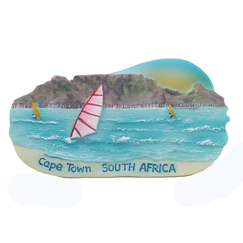 Muyu Magnet Cape Town South Africa 3D Fridge Magnet Souvenir Gift,Home & Kitchen Decoration Magnetic Sticker,South Africa Refrigerator Magnet Collection