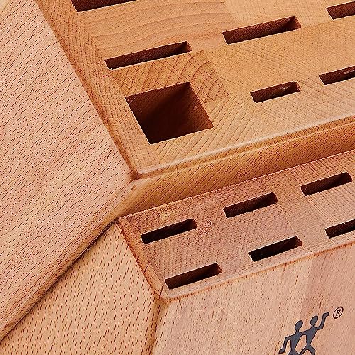 Zwilling J.a. Henckels Extra Large 22 Slot Design Hardwood Knife Storage Block #TOP4