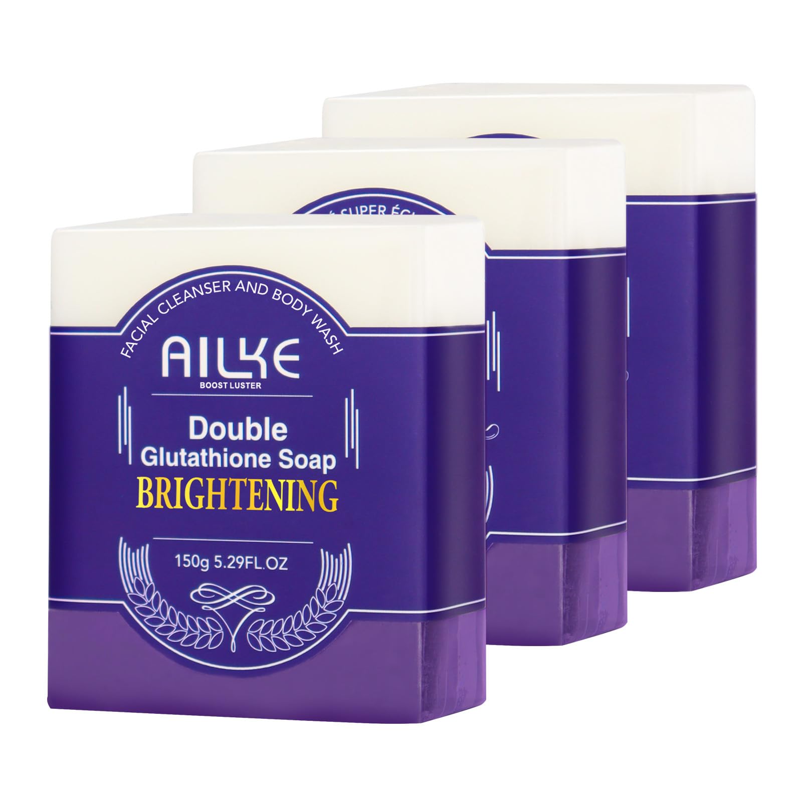 whitening soap with glutathione Amazon.com : AILKE Brightening Soap Bar, Clean Skin, Remove Stains, With  Glutathione, Lavender Extracts, Perfect For Face, Body, Hands, 5.29 oz  (Pack of 3) : Beauty & Personal Care