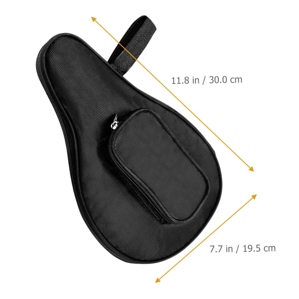 TOYANDONA Tischtennistasche Taschen Schläger Bag-Pong Fall Zubehör Tasche Wasserdicht Tennisbeutel Pong-paddel Kopf Tennistasche Tischtennis Organisationstasche Schwarz Oxford-Stoff