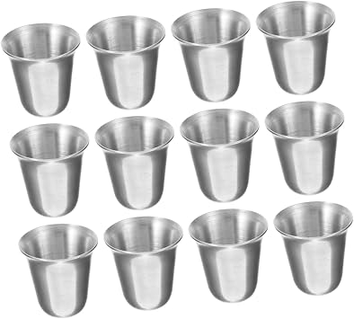 Stainless Steel Espresso Cups Holy Tableware Communion Cups Church Worship Supplies