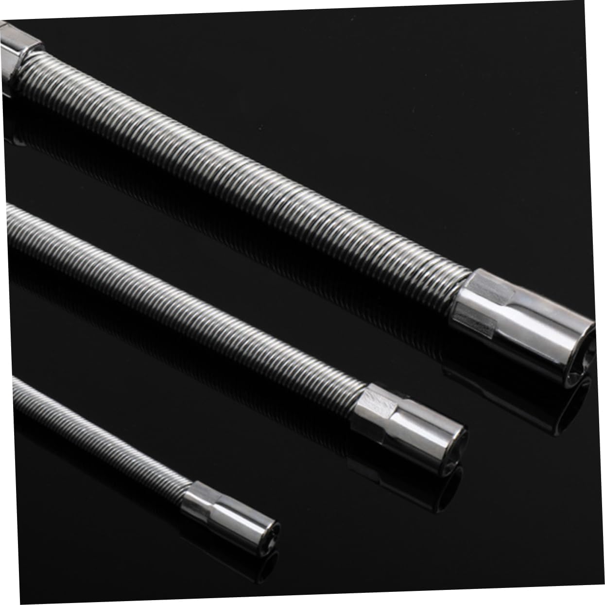 ARTIBETTER 6pcs Spring Steel Bit Rods Flexible Electric Drill Extensions for Enhanced Drilling Efficiency Connection Shafts for Electronic Tool Parts Easy Installation