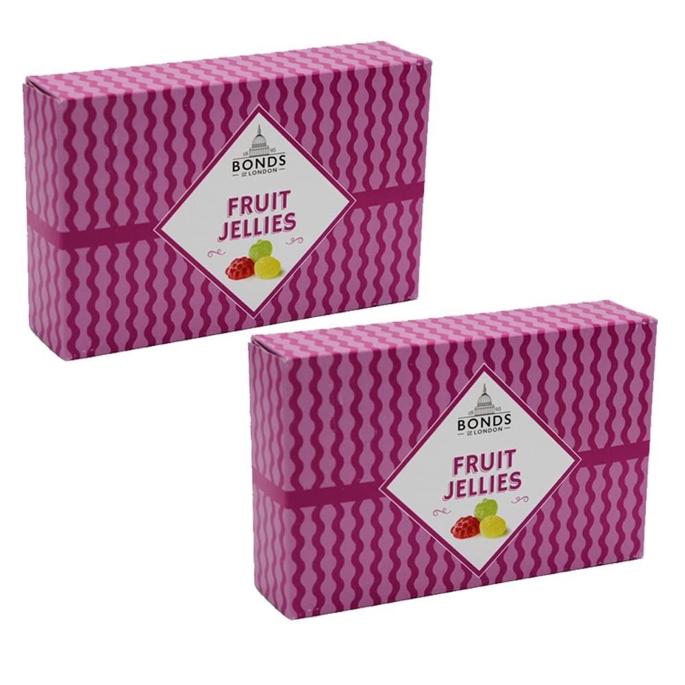 Fruit Jellies Box 175g Sugar Coated Fruit Flavoured Jelly Sweets (02