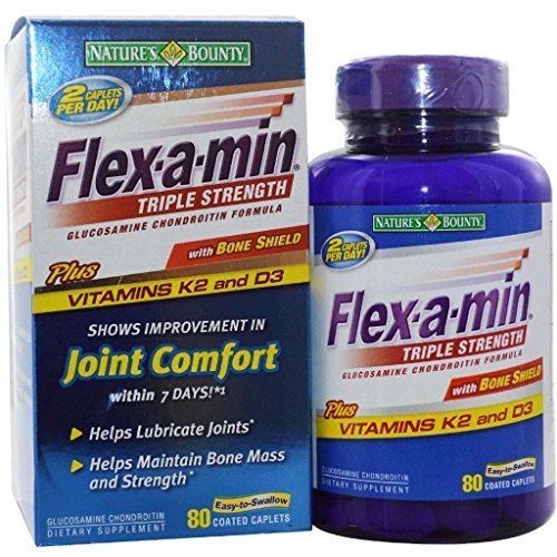 Natures Bounty Flex-a-min Triple Strength Joint Formula Cablets - 80 Tablets