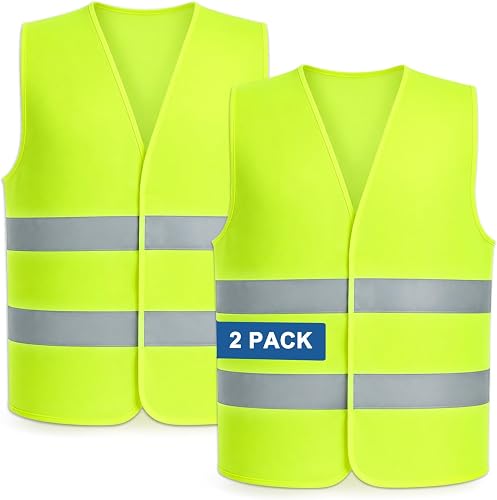 Gilet Haute Visibilité Jaune Voiture Acual