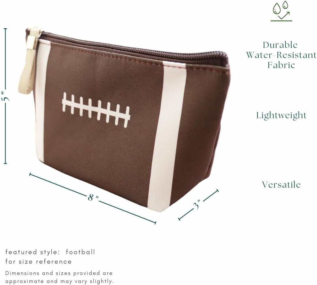 Makeup Bag Travel Organizer Toiletry Pouch for Women Small Cosmetic Case for Purse, Cute Fabric Storage Clutch (Small Makeup Bag - Equestrian) image 3