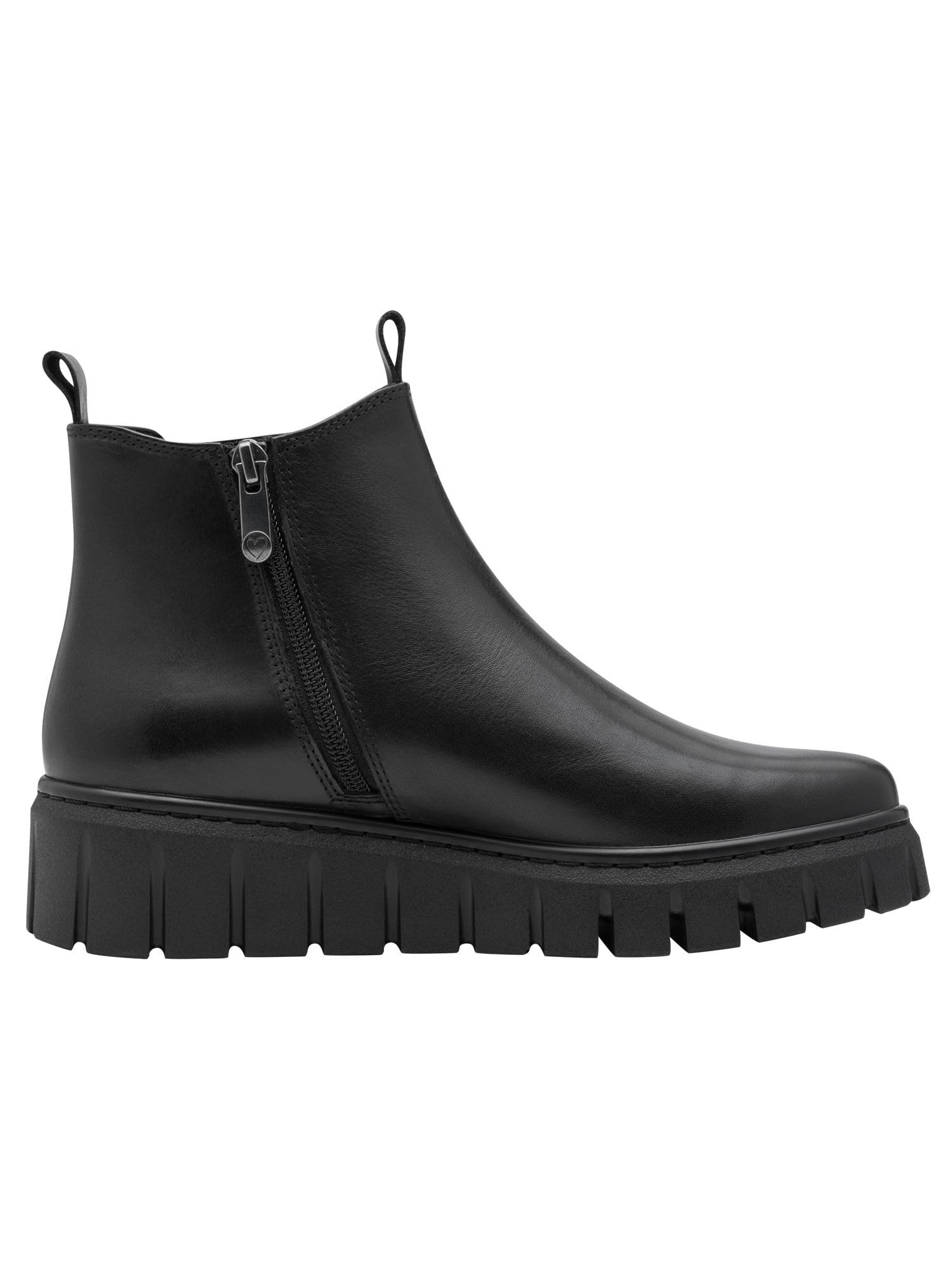 MARCO TOZZI Damen Chelsea Boots aus Leder Plateau